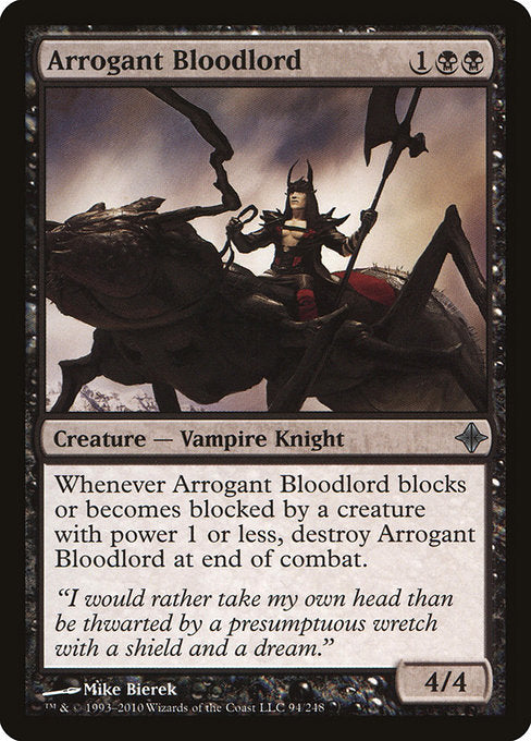 Arrogant Bloodlord [Rise of the Eldrazi] - Evolution TCG