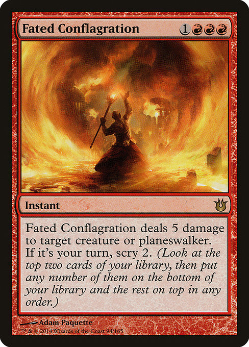 Fated Conflagration [Born of the Gods] - Evolution TCG