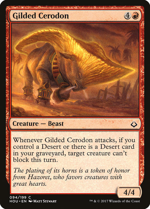 Gilded Cerodon [Hour of Devastation] - Evolution TCG