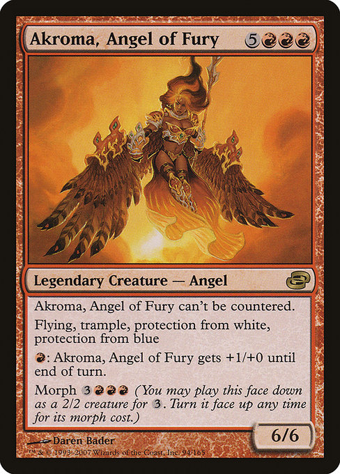 Akroma, Angel of Fury [Planar Chaos] - Evolution TCG