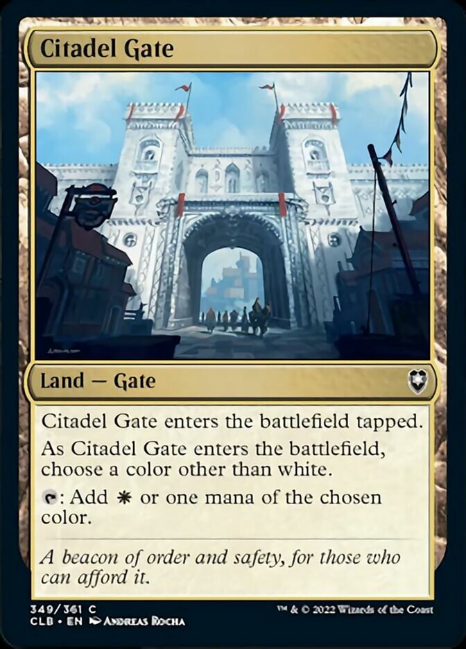 Citadel Gate [Commander Legends: Battle for Baldur's Gate] - Evolution TCG