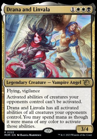 Drana and Linvala (Promo Pack) [March of the Machine Promos] - Evolution TCG