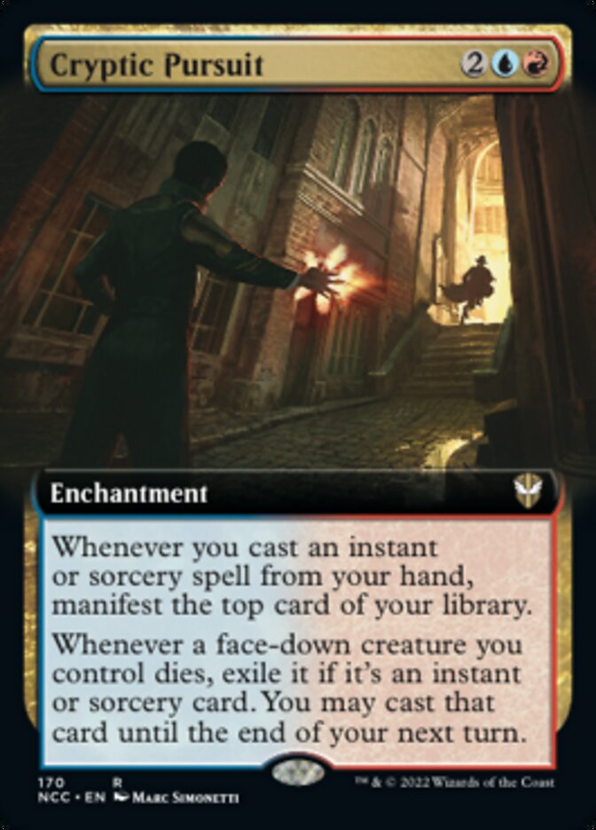 Cryptic Pursuit (Extended Art) [Streets of New Capenna Commander] - Evolution TCG