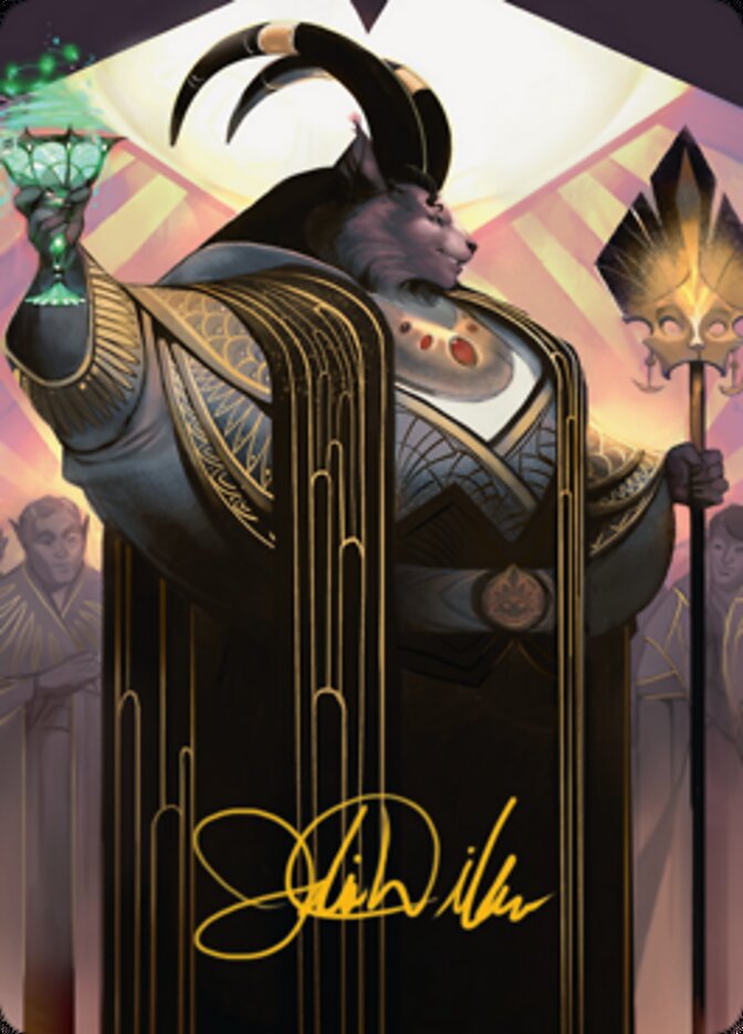 Jetmir, Nexus of Revels 2 Art Card (Gold-Stamped Signature) [Streets of New Capenna Art Series] - Evolution TCG
