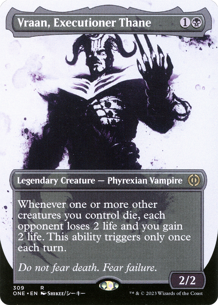 Vraan, Executioner Thane (Borderless Ichor) [Phyrexia: All Will Be One] - Evolution TCG