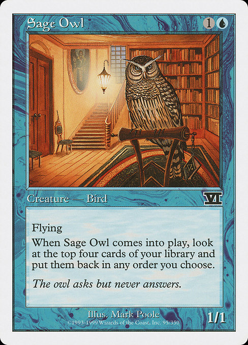 Sage Owl [Classic Sixth Edition] - Evolution TCG