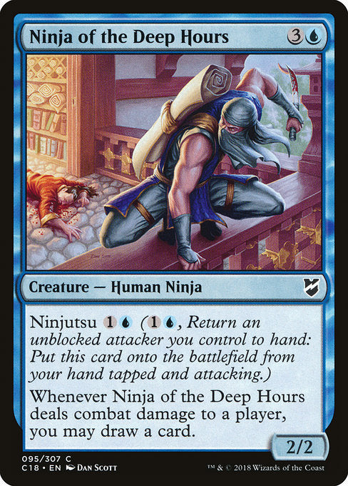 Ninja of the Deep Hours [Commander 2018] - Evolution TCG