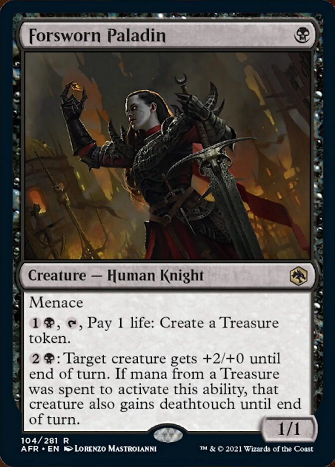 Forsworn Paladin [Dungeons & Dragons: Adventures in the Forgotten Realms] - Evolution TCG