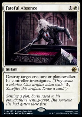 Fateful Absence (Promo Pack) [Innistrad: Midnight Hunt Promos] - Evolution TCG