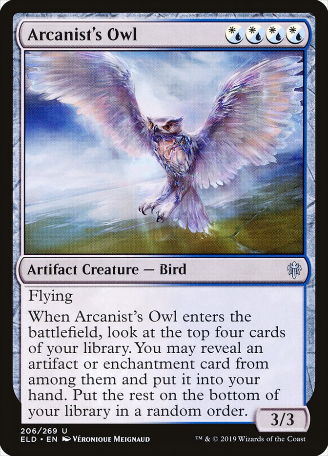 Arcanist's Owl [Throne of Eldraine] - Evolution TCG