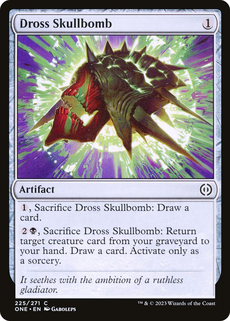 Dross Skullbomb [Phyrexia: All Will Be One] - Evolution TCG