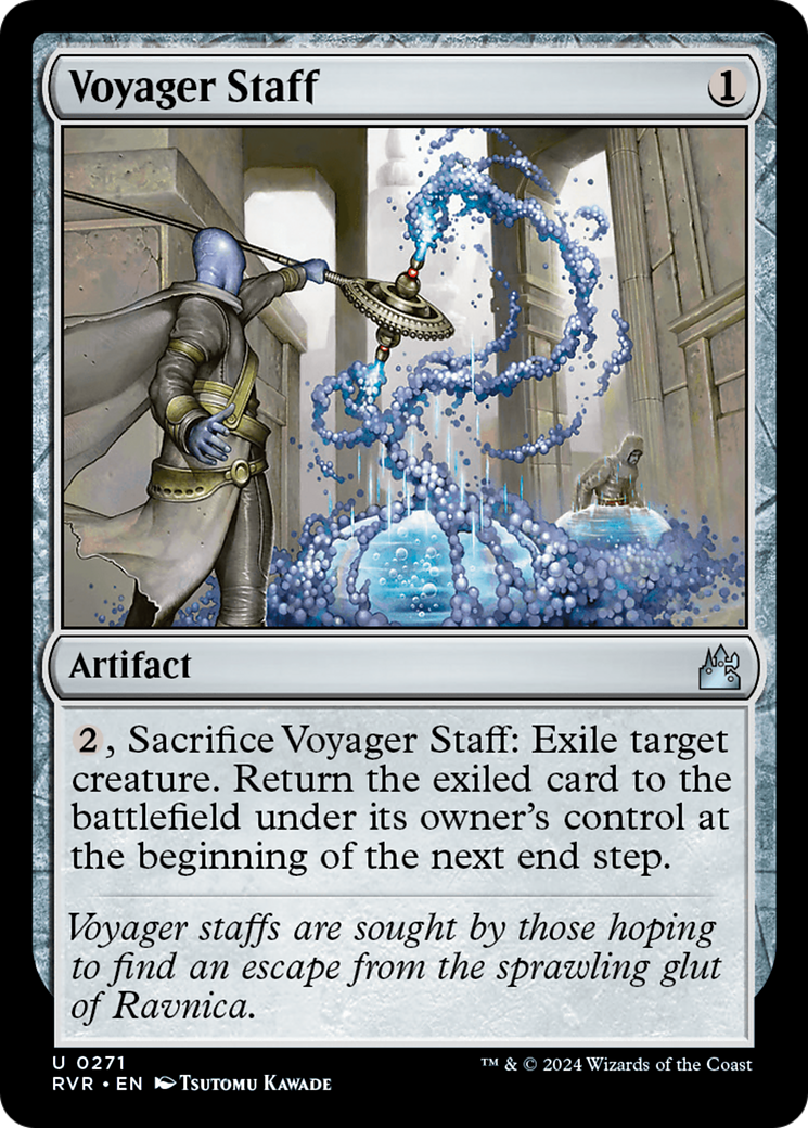 Voyager Staff [Ravnica Remastered] - Evolution TCG