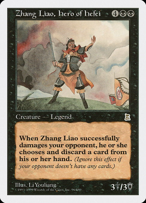 Zhang Liao, Hero of Hefei [Portal Three Kingdoms] - Evolution TCG