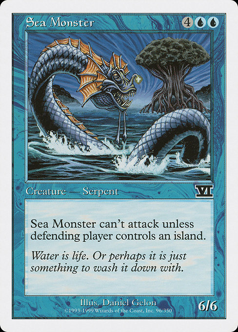 Sea Monster [Classic Sixth Edition] - Evolution TCG