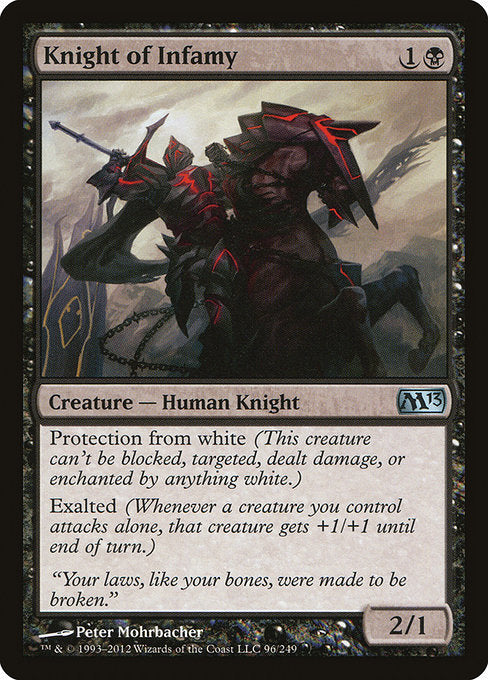 Knight of Infamy [Magic 2013] - Evolution TCG