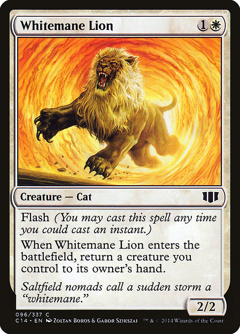 Whitemane Lion [Commander 2014] - Evolution TCG