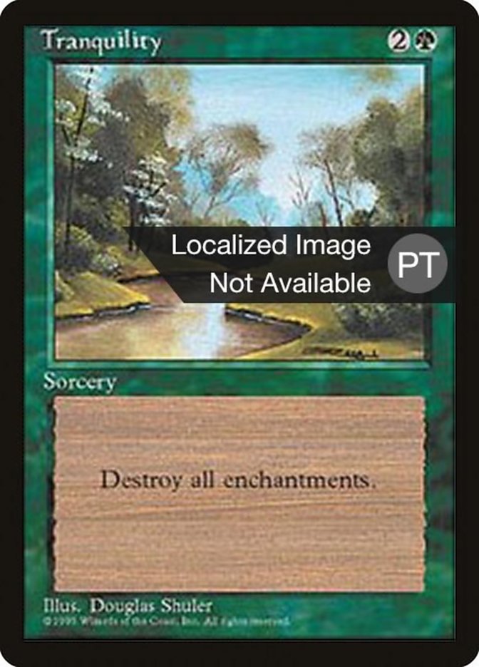 Tranquility [Fourth Edition (Foreign Black Border)] - Evolution TCG