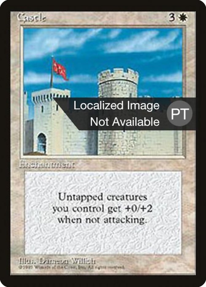 Castle [Fourth Edition (Foreign Black Border)] - Evolution TCG