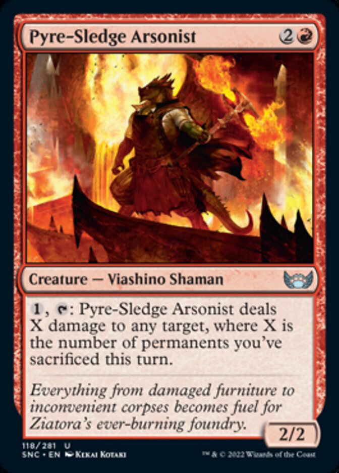 Pyre-Sledge Arsonist [Streets of New Capenna] - Evolution TCG