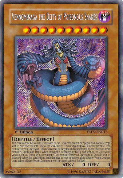 Vennominaga the Deity of Poisonous Snakes [TAEV-EN013] Secret Rare - Evolution TCG
