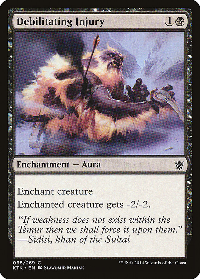Debilitating Injury [Khans of Tarkir] - Evolution TCG | Evolution TCG