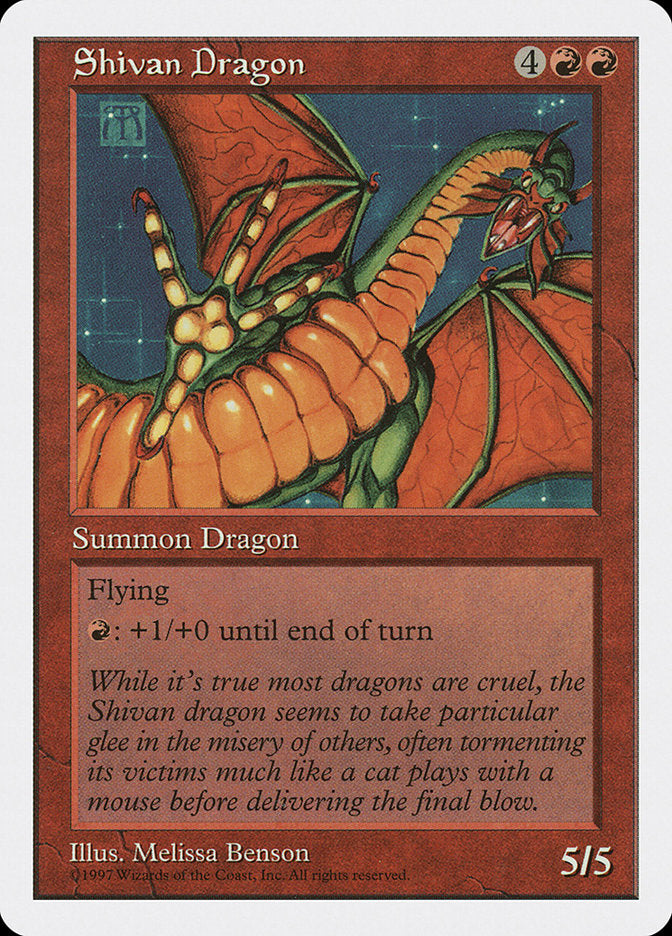 Shivan Dragon [Fifth Edition] - Evolution TCG