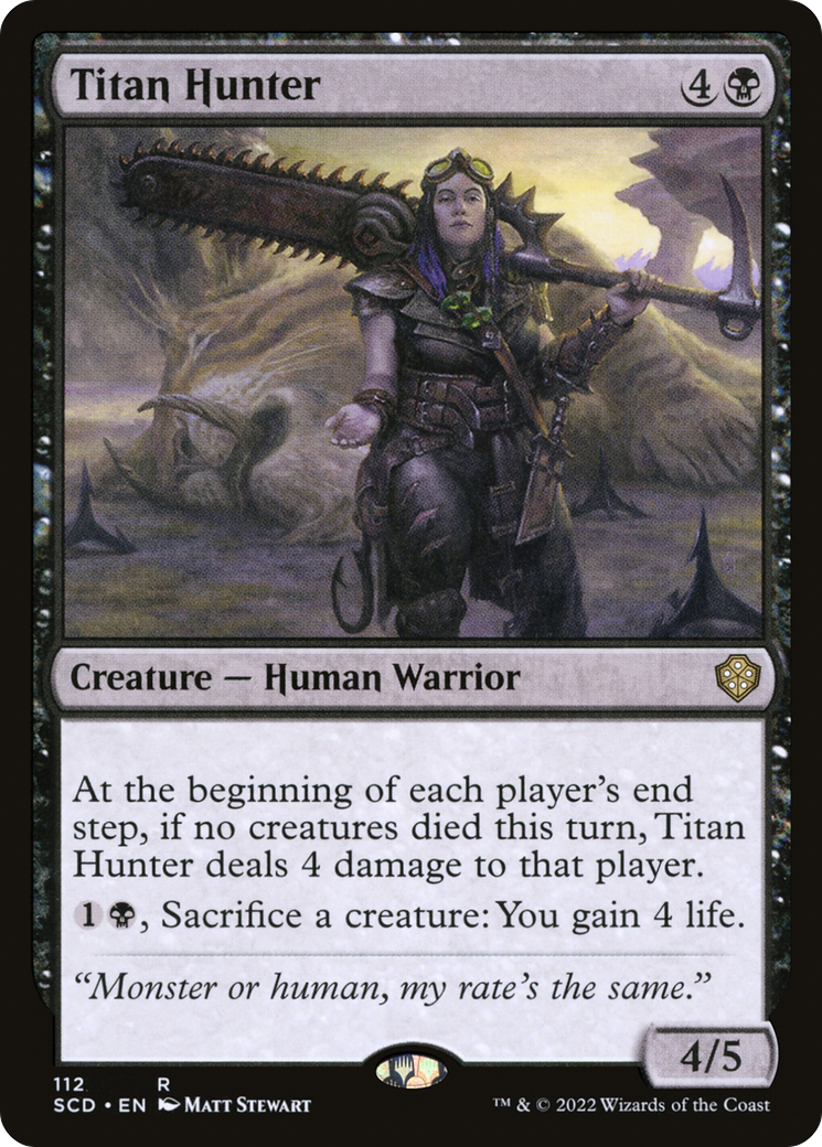 Titan Hunter [Starter Commander Decks] - Evolution TCG