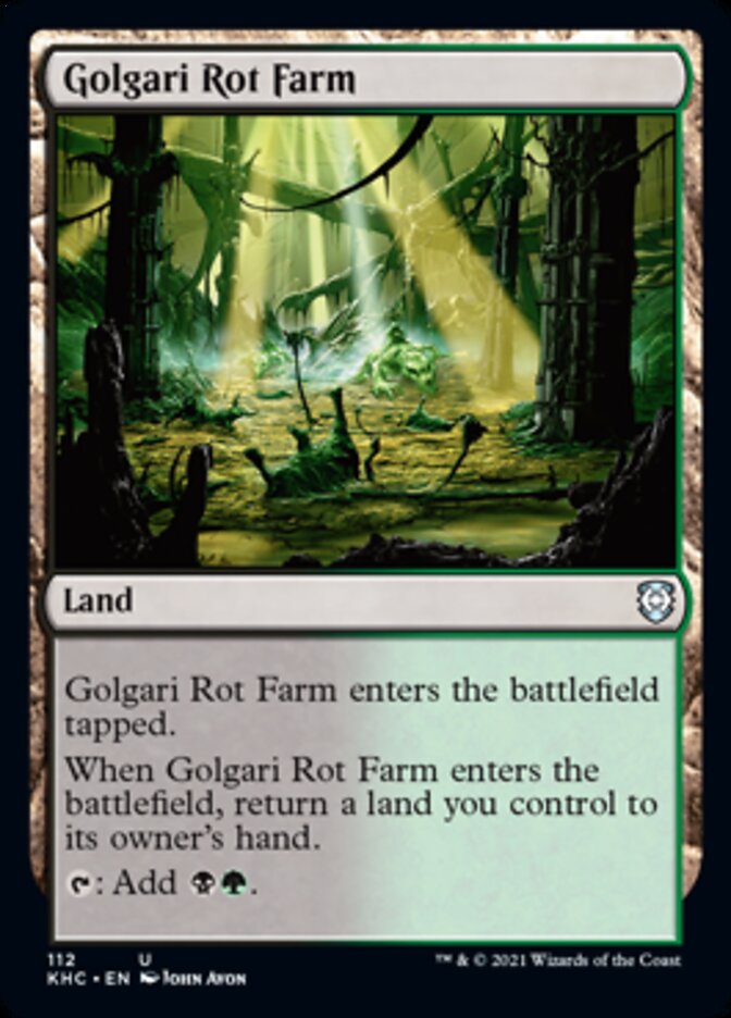 Golgari Rot Farm [Kaldheim Commander] - Evolution TCG