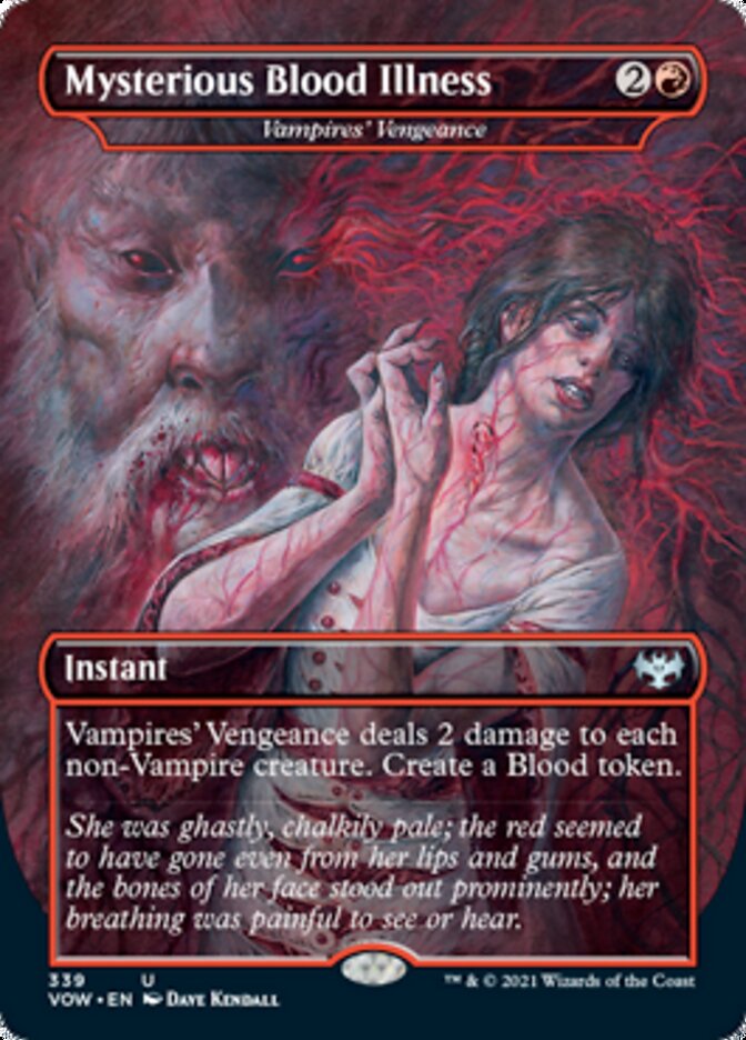 Vampires' Vengeance - Mysterious Blood Illness [Innistrad: Crimson Vow] - Evolution TCG