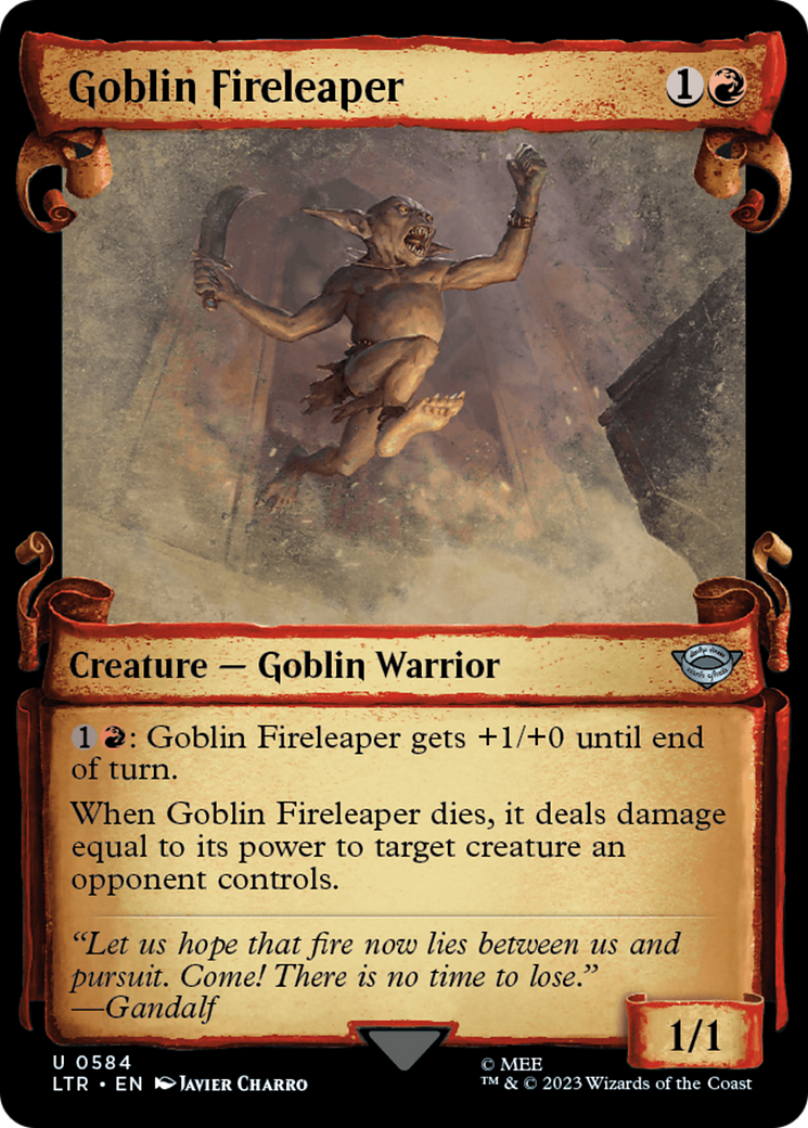 Goblin Fireleaper [The Lord of the Rings: Tales of Middle-Earth Showcase Scrolls] - Evolution TCG