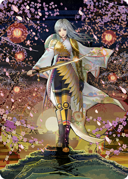 The Wandering Emperor 2 Art Card [Kamigawa: Neon Dynasty Art Series] - Evolution TCG