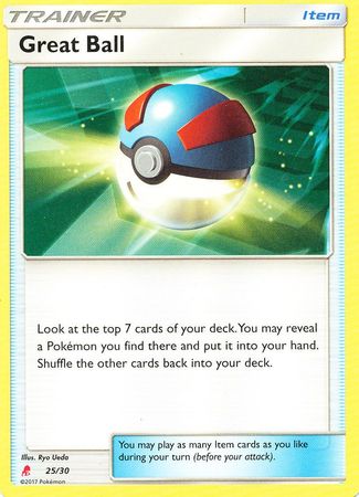 Great Ball (25/30) [Sun & Moon: Trainer Kit - Lycanroc] - Evolution TCG