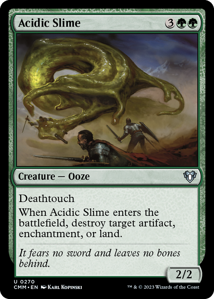 Acidic Slime [Commander Masters] - Evolution TCG