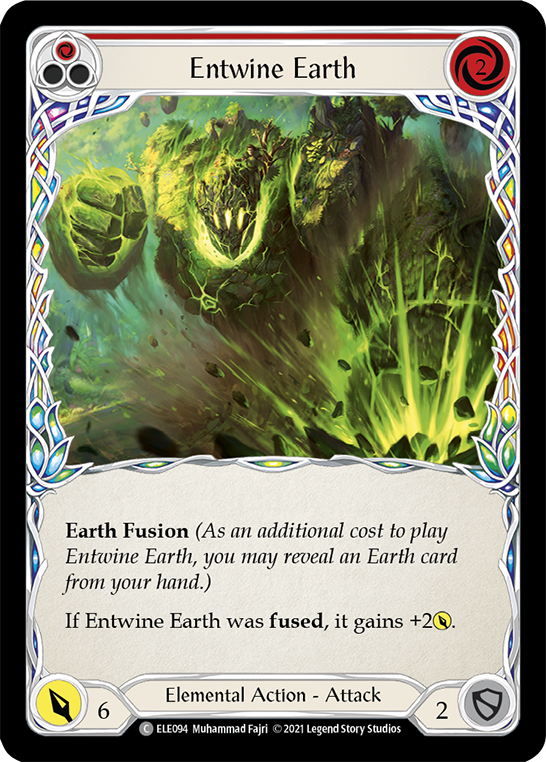 Entwine Earth (Red) [ELE094] (Tales of Aria)  1st Edition Normal - Evolution TCG