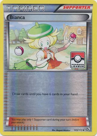 Bianca (109/113) (League Promo) [Black & White: Legendary Treasures] - Evolution TCG