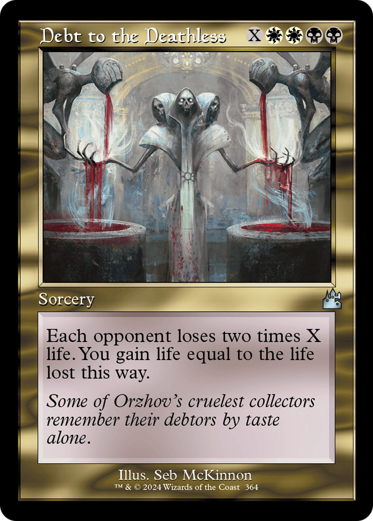 Debt to the Deathless (Retro Frame) [Ravnica Remastered] - Evolution TCG