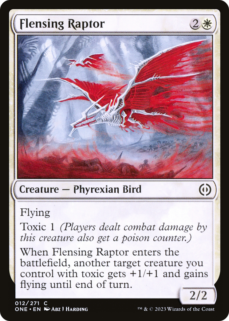 Flensing Raptor [Phyrexia: All Will Be One] - Evolution TCG