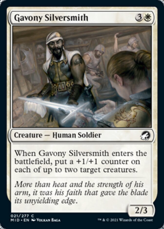 Gavony Silversmith [Innistrad: Midnight Hunt] - Evolution TCG