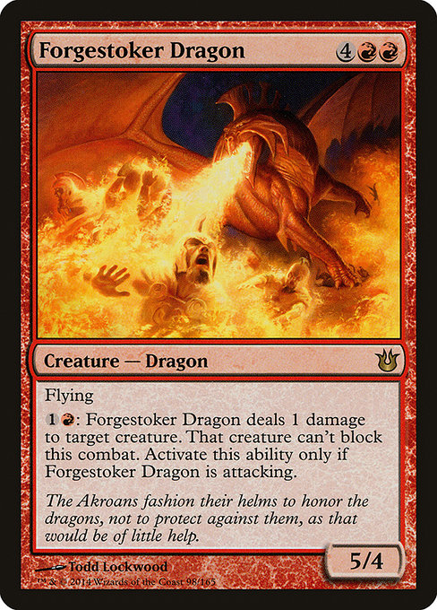 Forgestoker Dragon [Born of the Gods] - Evolution TCG