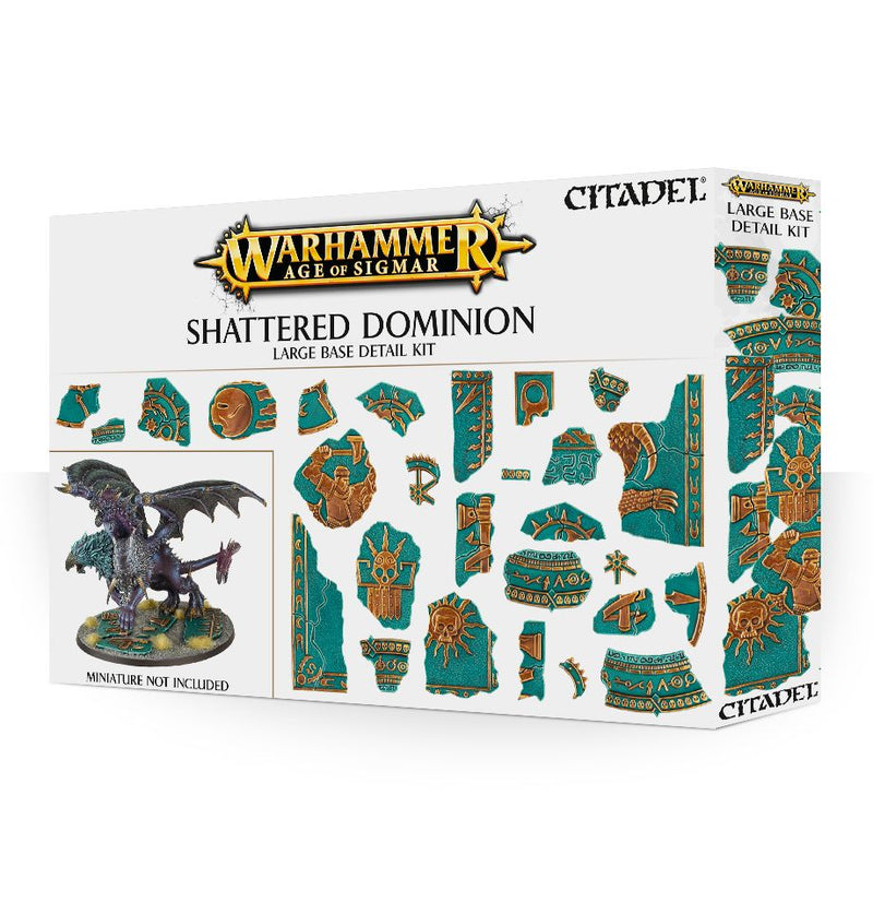 AOS SHATTERED DOMINION LARGE BASE DETAIL - Evolution TCG