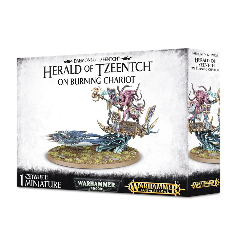 HERALD OF TZEENTCH ON BURNING CHARIOT - Evolution TCG