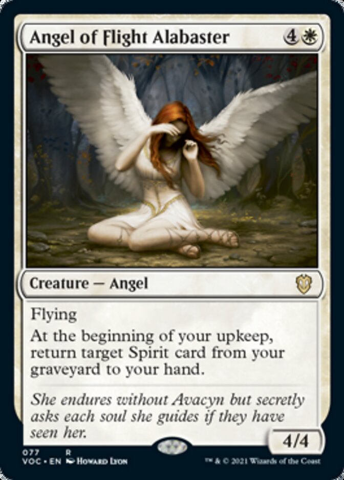 Angel of Flight Alabaster [Innistrad: Crimson Vow Commander] - Evolution TCG
