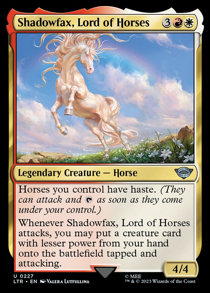 Shadowfax, Lord of Horses [The Lord of the Rings: Tales of Middle-Earth] - Evolution TCG