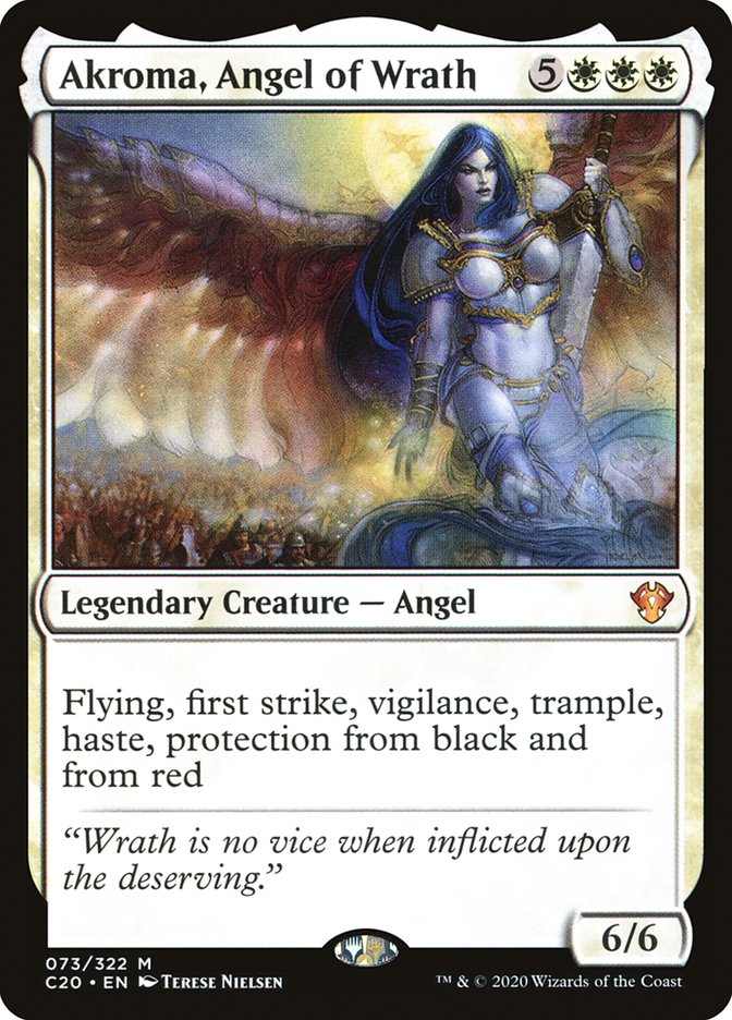 Akroma, Angel of Wrath [Commander 2020] - Evolution TCG