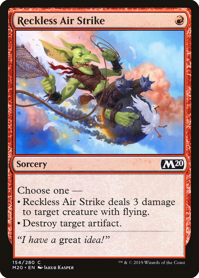 Reckless Air Strike [Core Set 2020] - Evolution TCG