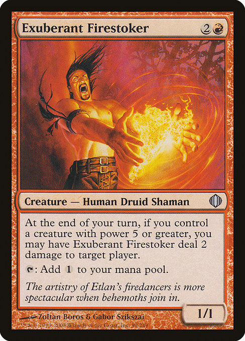 Exuberant Firestoker [Shards of Alara] - Evolution TCG