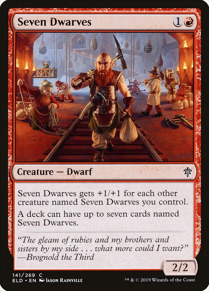 Seven Dwarves [Throne of Eldraine] - Evolution TCG