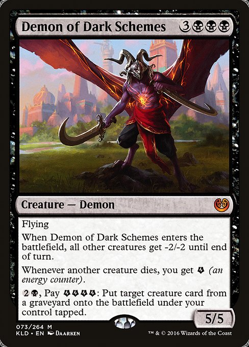 Demon of Dark Schemes [Kaladesh] - Evolution TCG