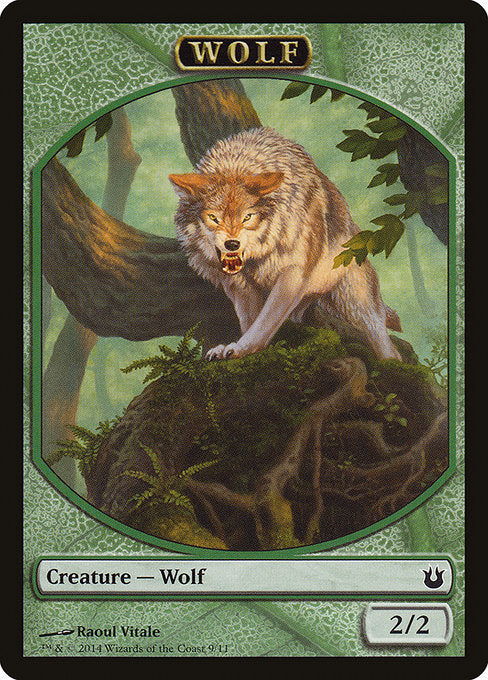 Wolf [Born of the Gods Tokens] - Evolution TCG