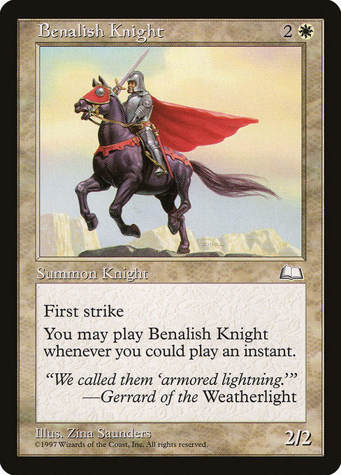 Benalish Knight [Weatherlight] - Evolution TCG